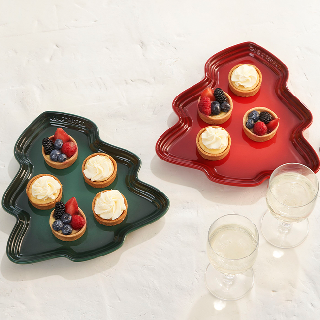 Christmas Tree Cookie Plate | Le Creuset